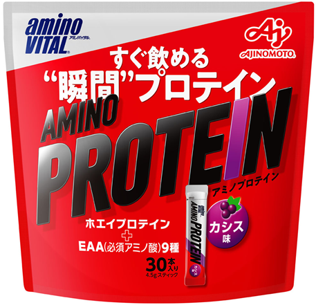 アミノバイタル® アミノプロテイン」カシス味 | Sports Supplement